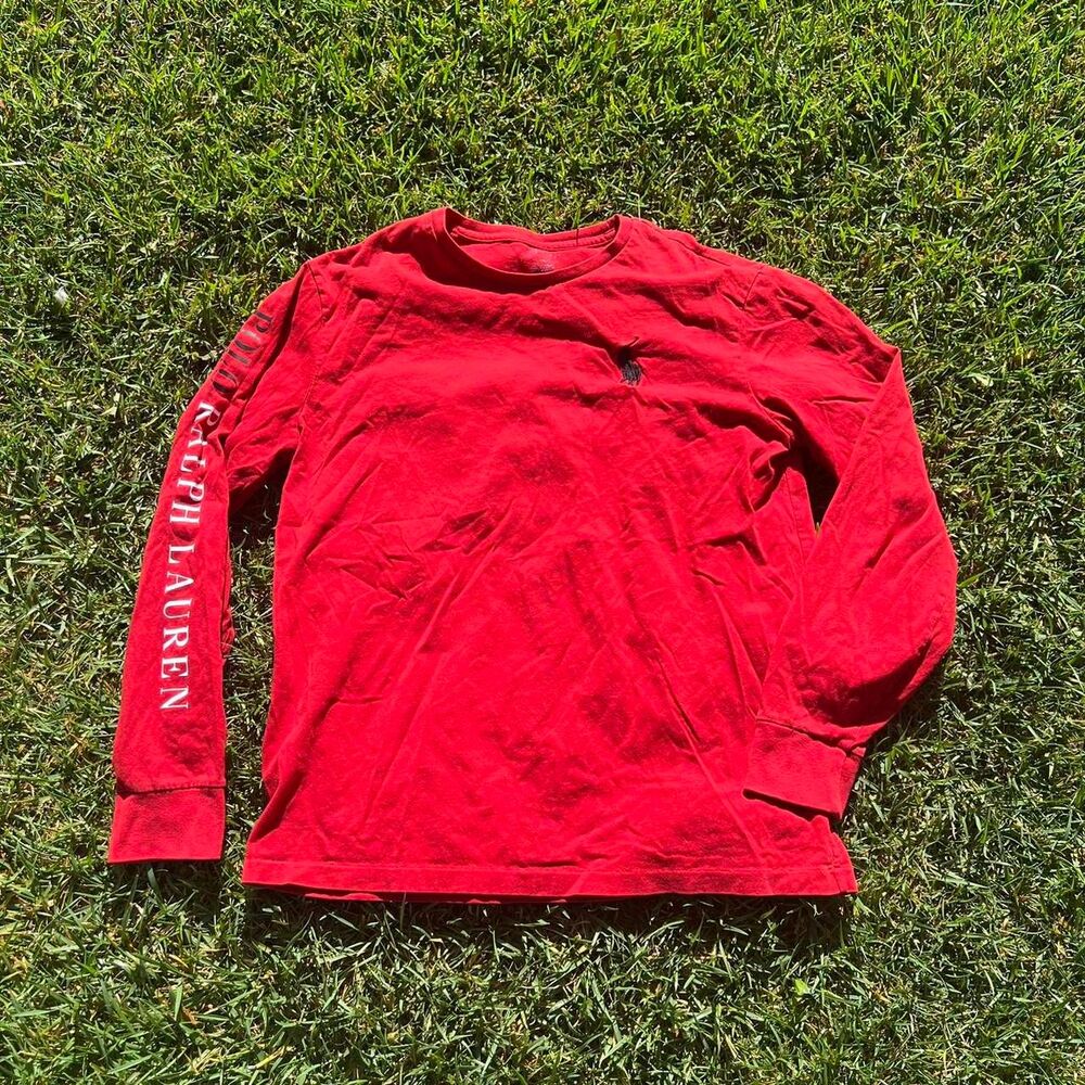Polo ralph Lauren big pony long sleeve tee mens size M Medium